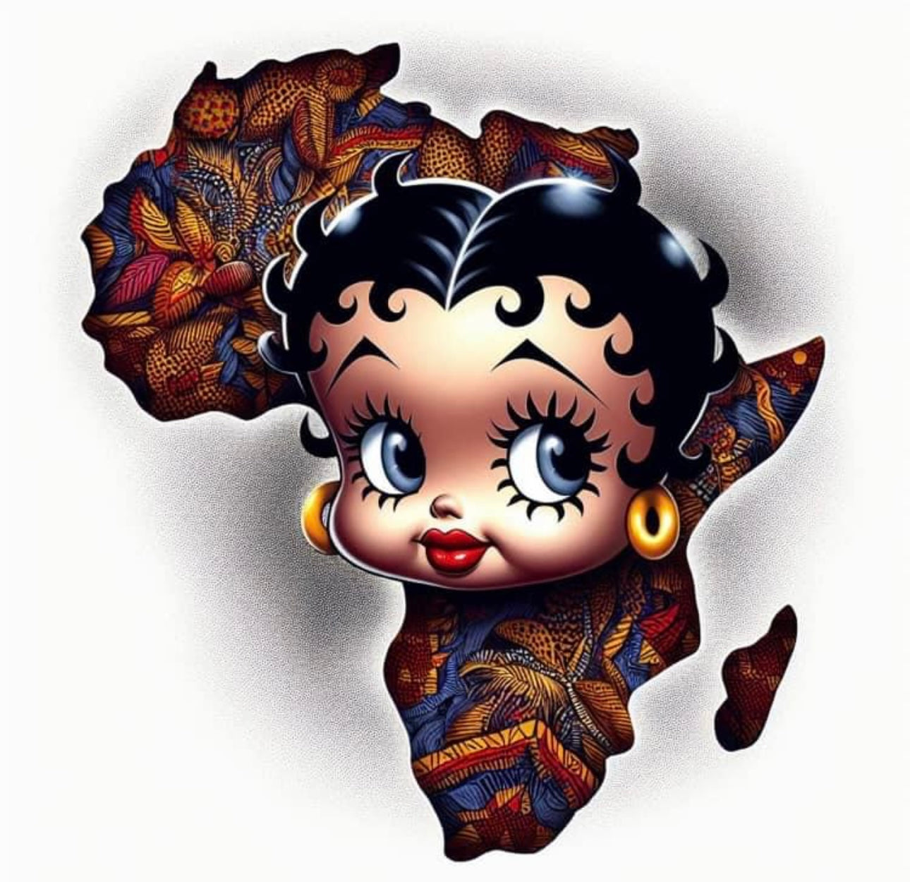 Betty boo DTF designs