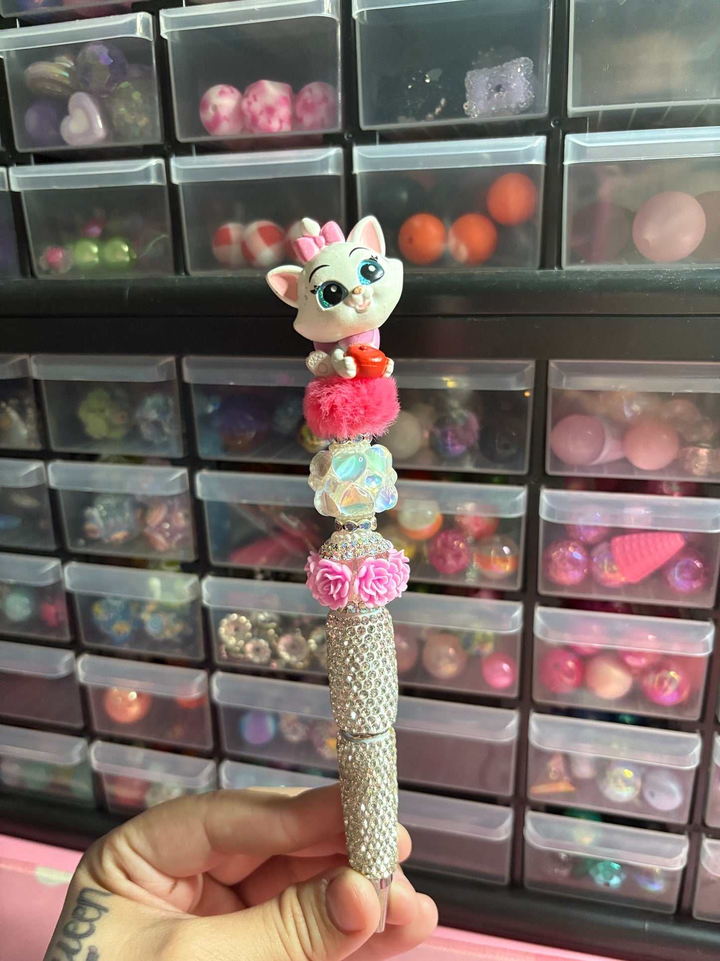 Maria rhinestone pen