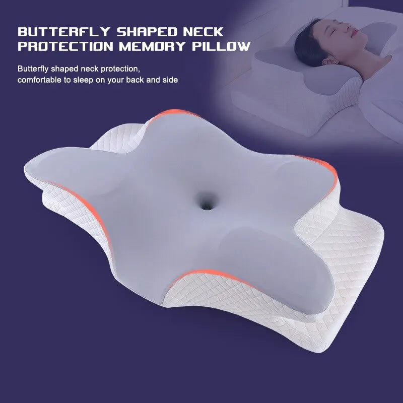 Memory Foam Pillows Butterfly Shape