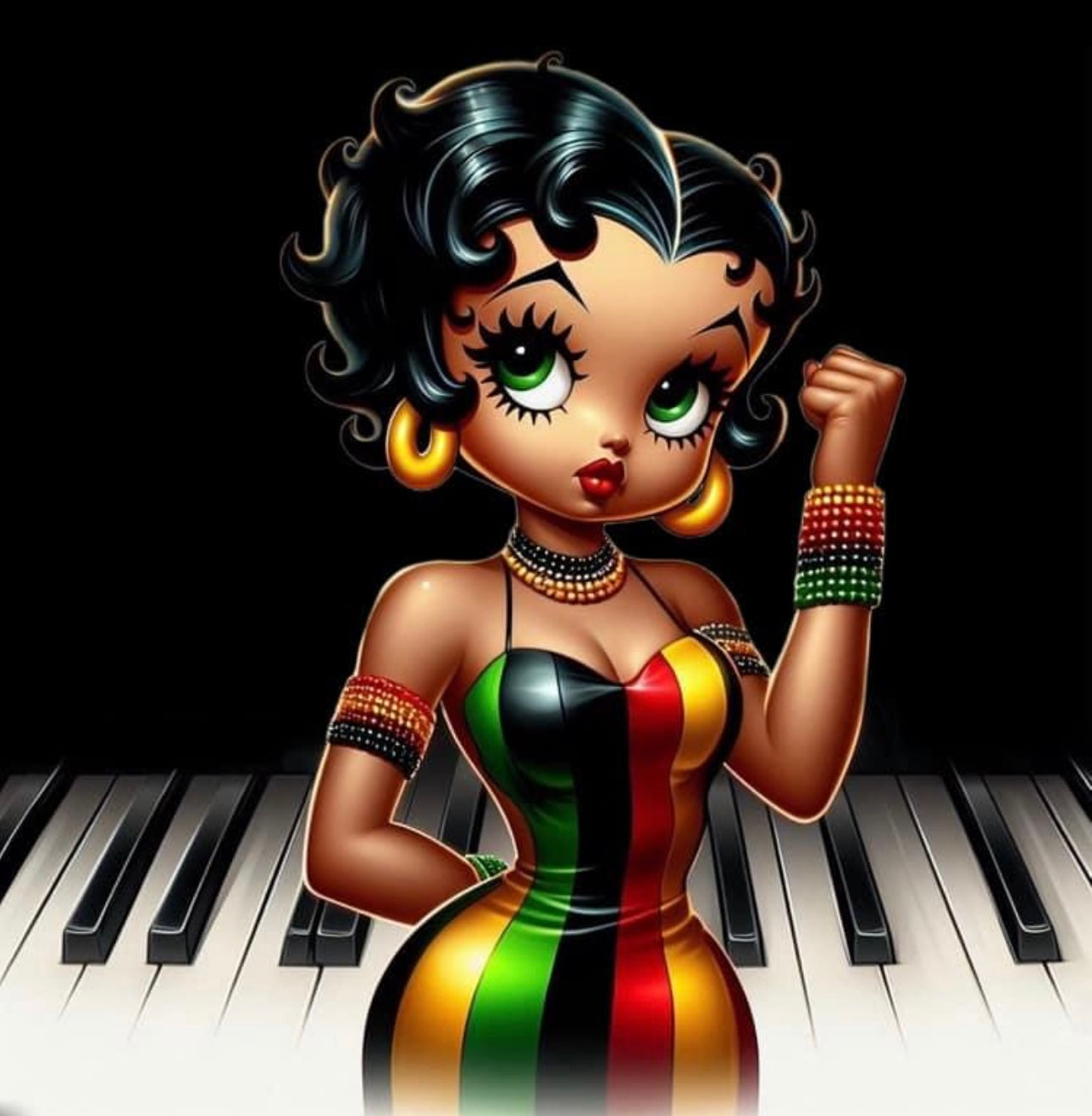 Betty boo DTF designs