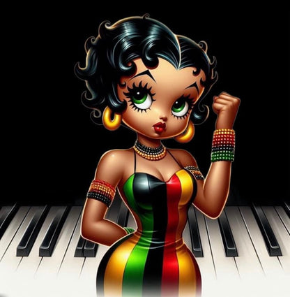 Betty boo DTF designs