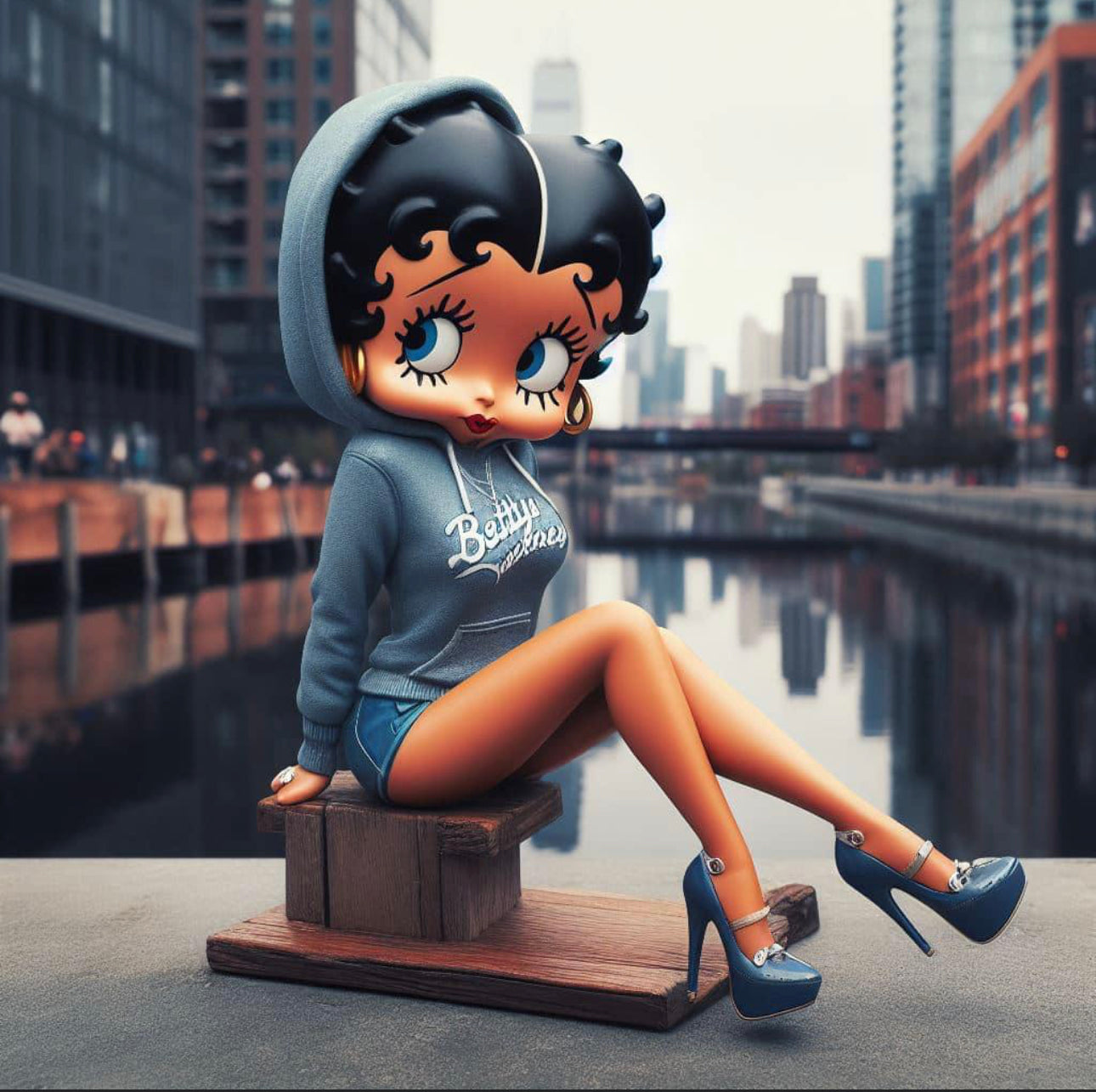 Betty boo DTF designs