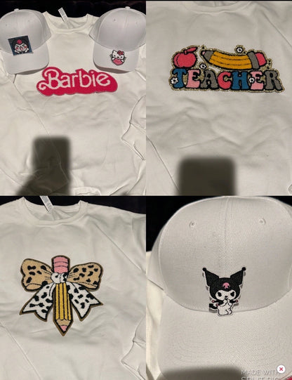 Custom shirts and custom hats