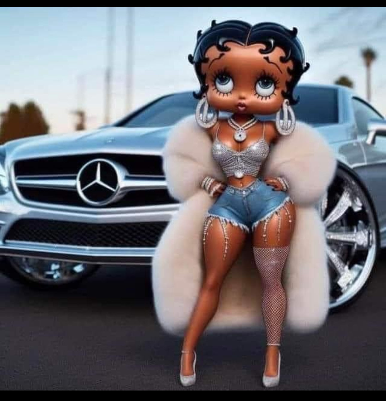 Betty boo DTF designs