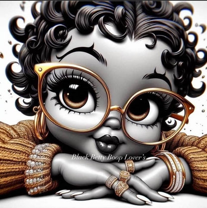 Betty boo DTF designs