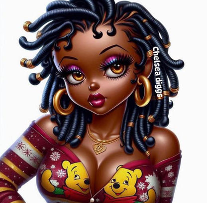 Betty boo DTF designs