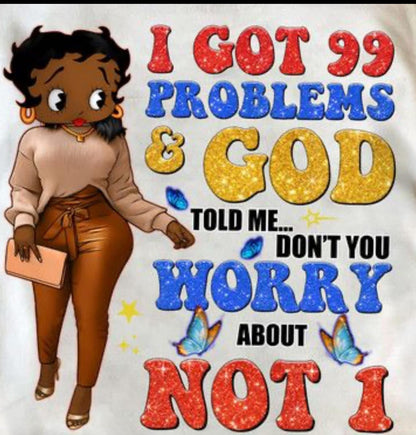 Betty boo DTF designs