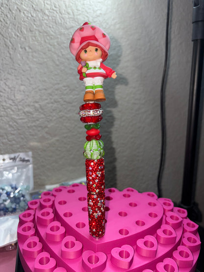 Strawberry shortcake, rhinestone pen