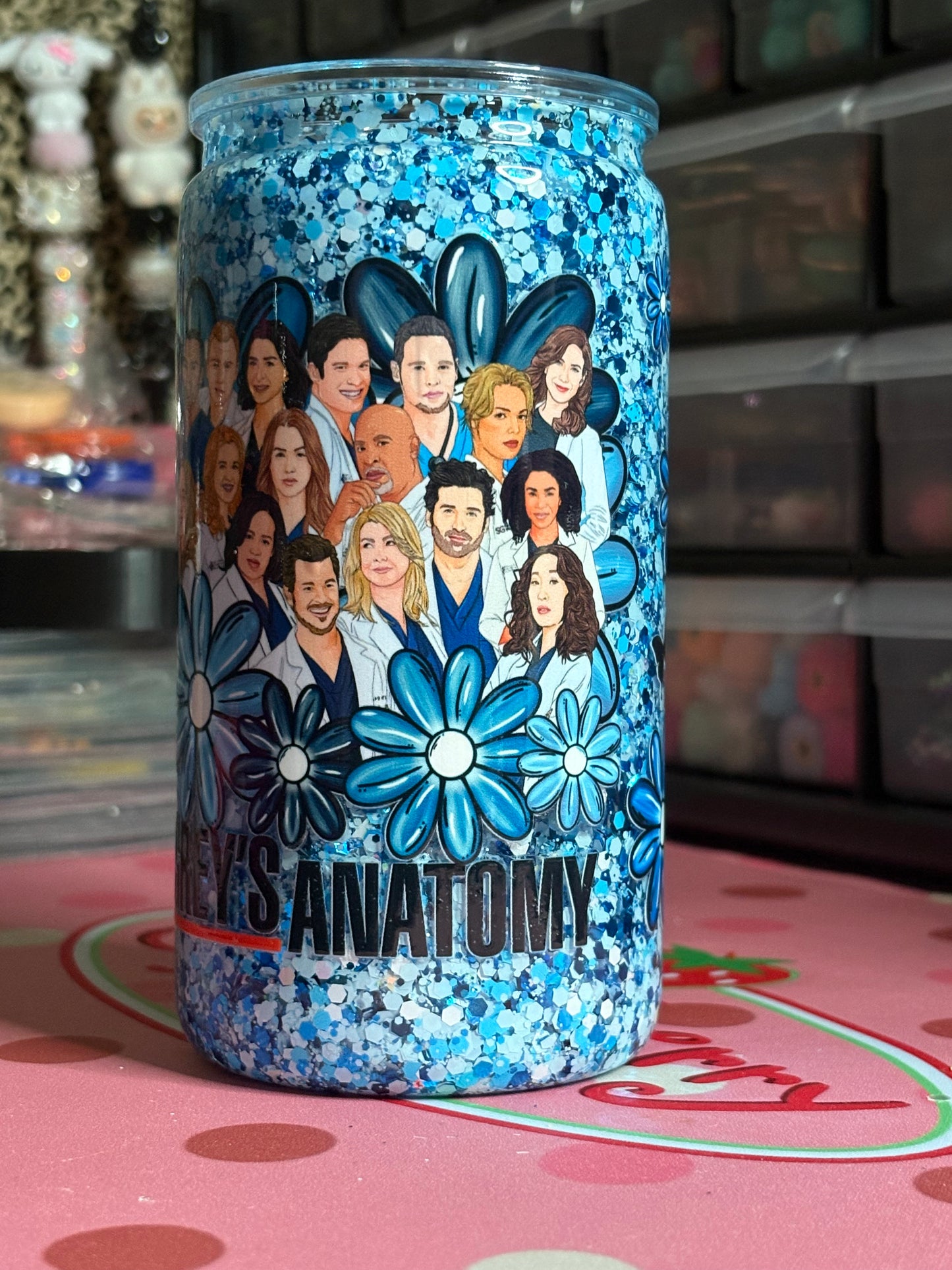 Snow globe custom with the lid dazzle